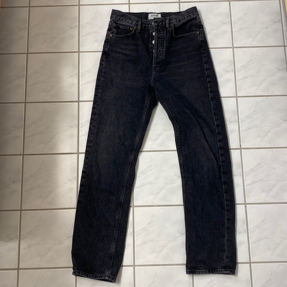 Agolde 90s Mid Rise Loose Fit Jeans In Photogram